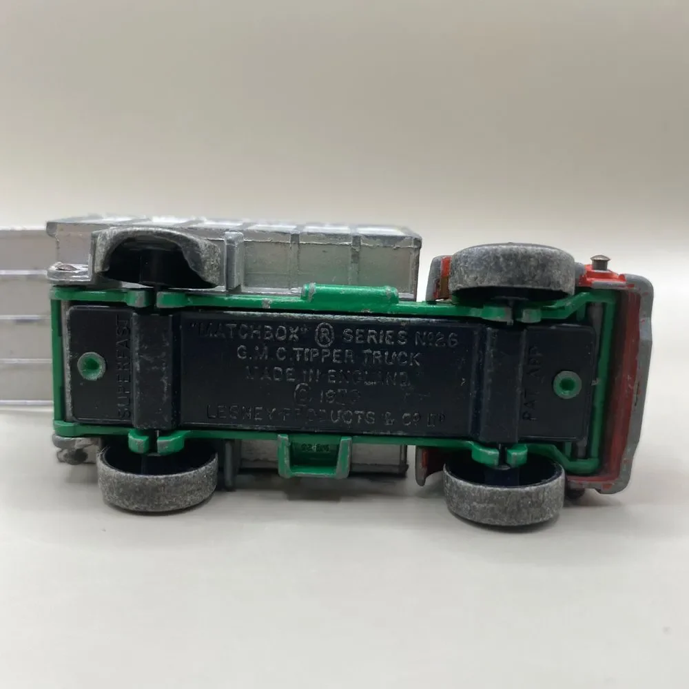 Vintage Matchbox Series No 26 GMC‎ Tipper Truck 1970 Diecast Made in England